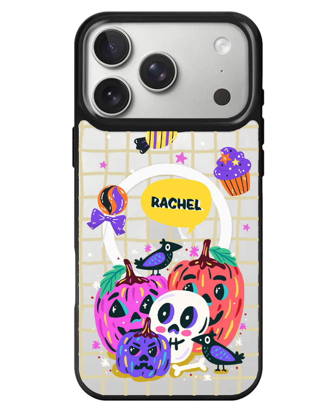iPhone Rearguard MagSwap - Pumpkins Monster