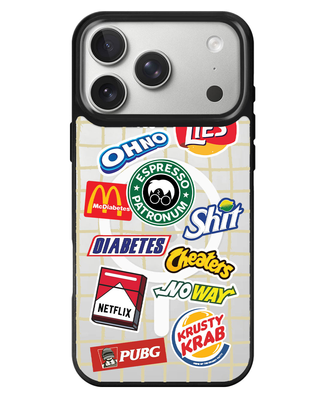 iPhone Rearguard MagSwap - Food Parody