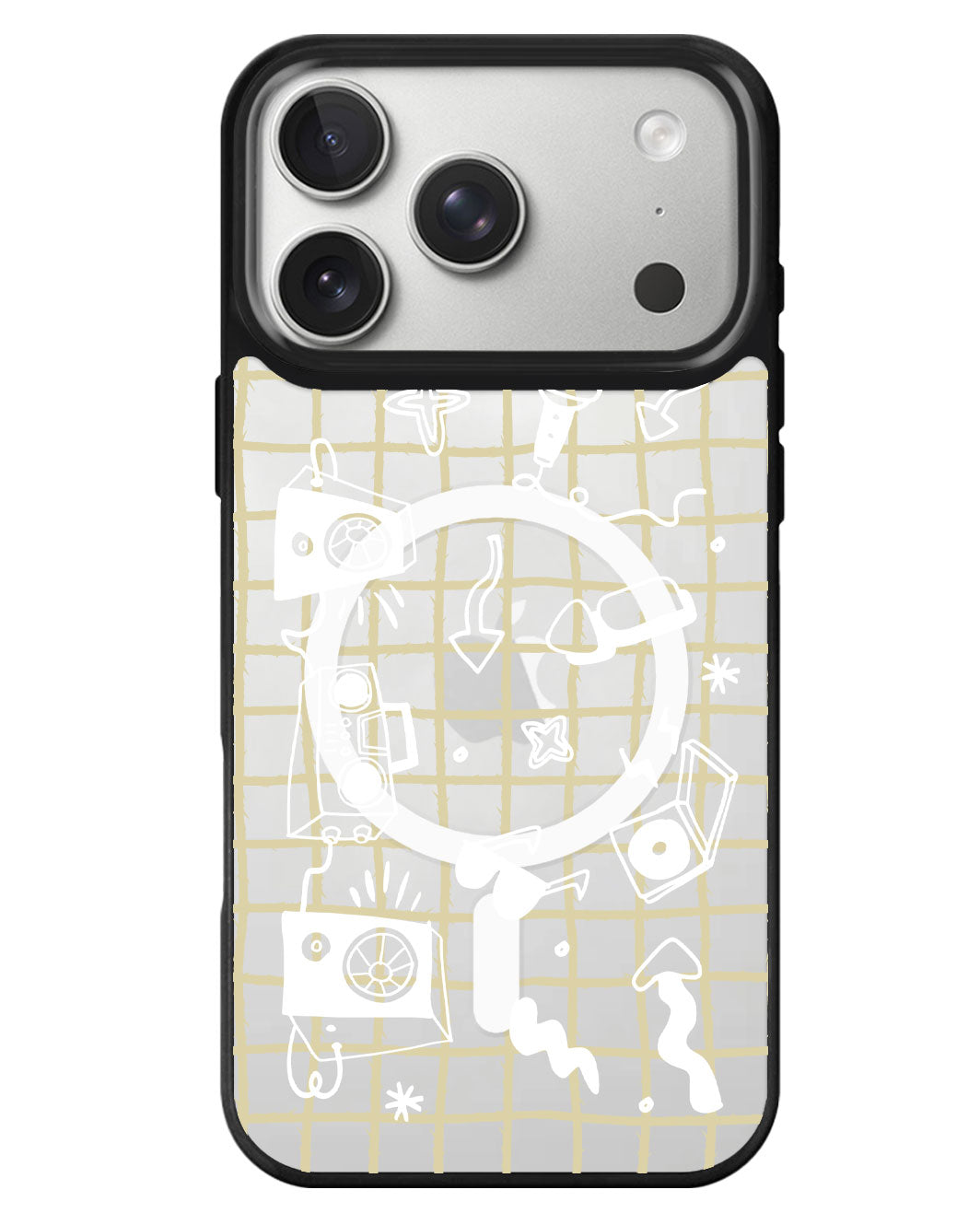 iPhone Rearguard MagSwap - Rock N Roll White