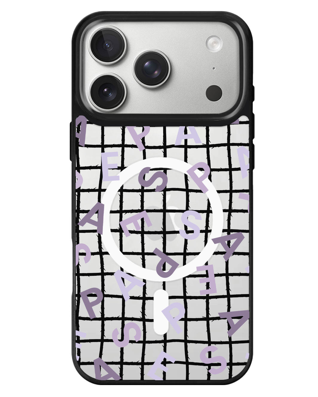 iPhone Rearguard MagSwap - Aespa Monogram