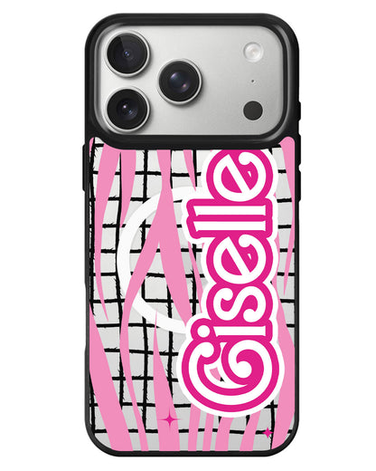 iPhone Rearguard MagSwap - Barbie Zebra Pattern