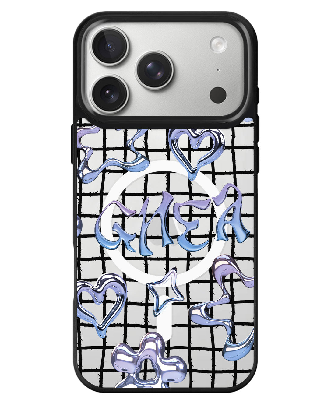 iPhone Rearguard MagSwap - Chrome Monogram 1.0