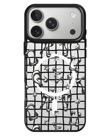 iPhone Rearguard MagSwap - Chrome Monogram 2.0