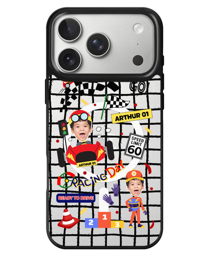 iPhone Rearguard MagSwap - Face Grid Dream Racer