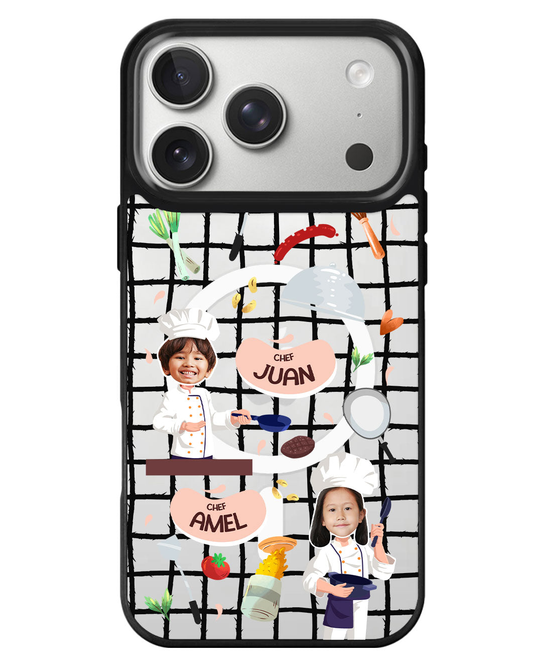 iPhone Rearguard MagSwap - Face Grid Dream Chef