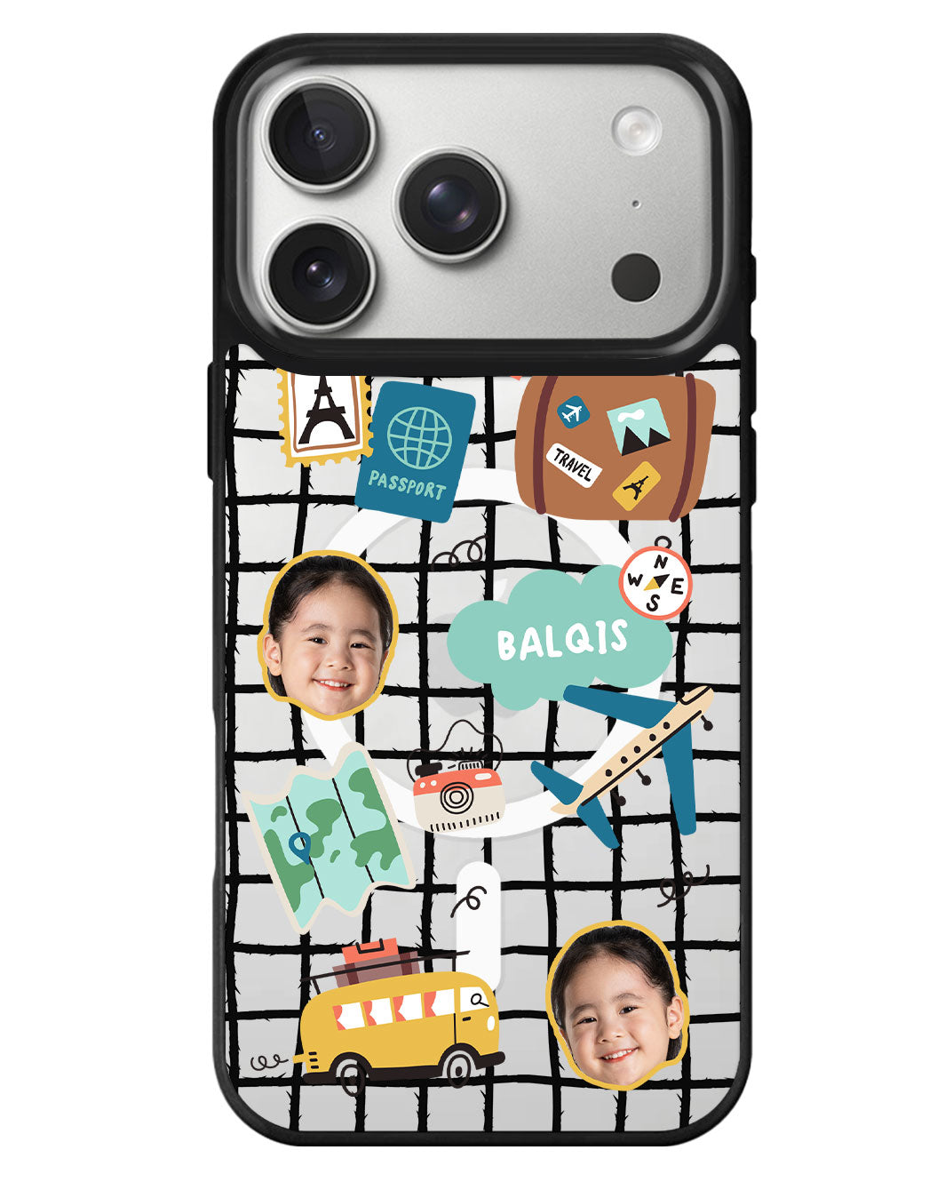 iPhone Rearguard MagSwap - Face Grid Travel