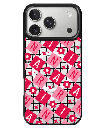 iPhone Rearguard MagSwap - Flower Grid Monogram 1.0