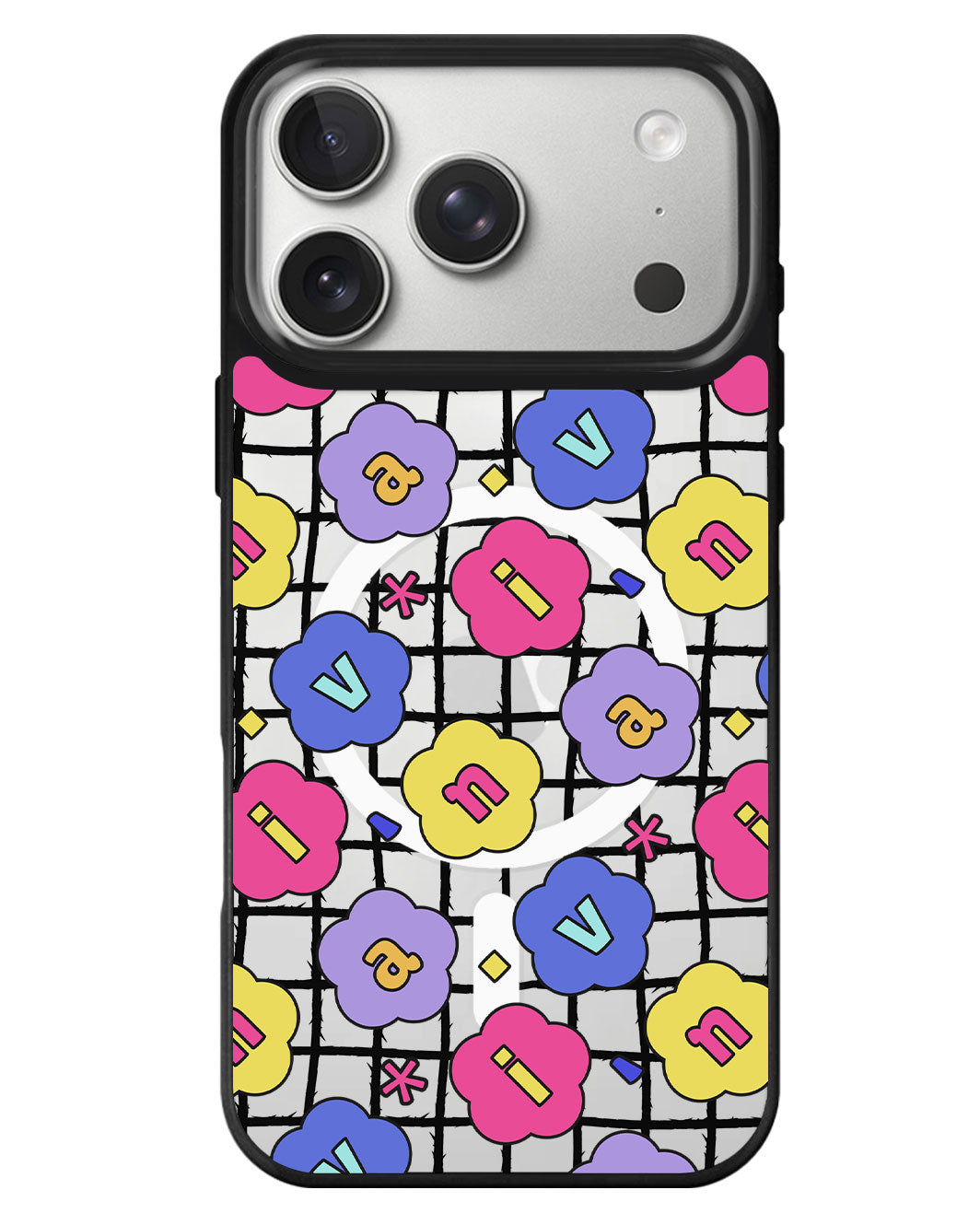 iPhone Rearguard MagSwap - Flower Petals Monogram 2.0