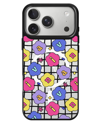 iPhone Rearguard MagSwap - Flower Petals Monogram 2.0