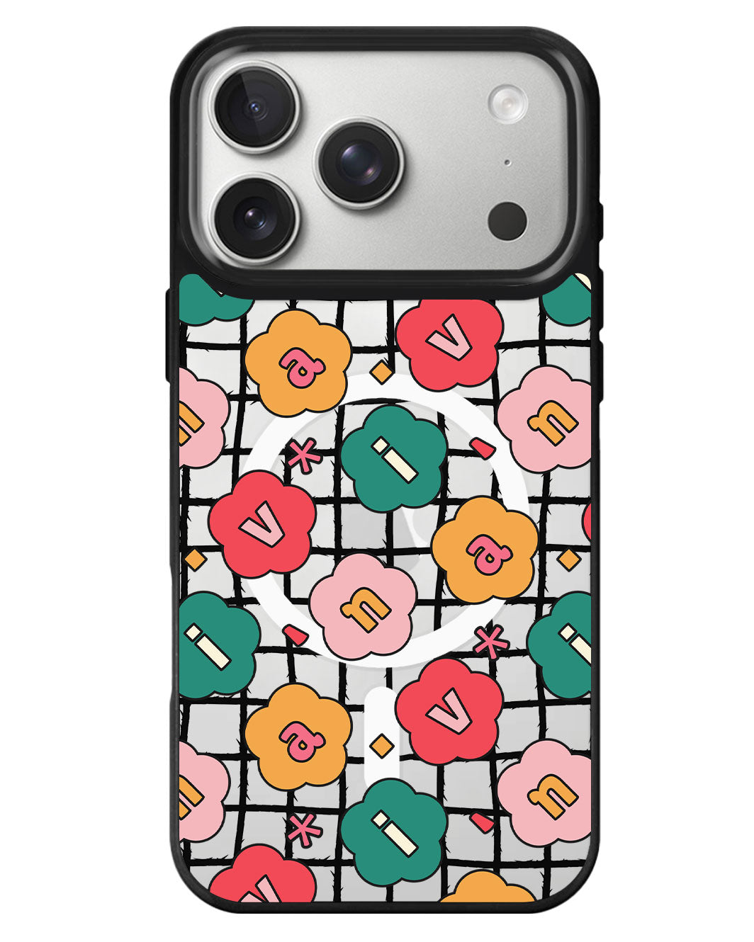 iPhone Rearguard MagSwap - Flower Petals Monogram 3.0