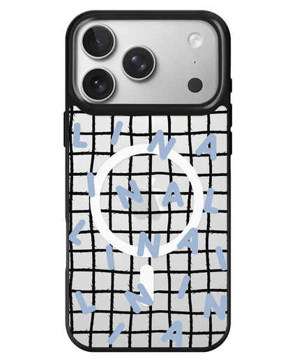 iPhone Rearguard MagSwap - Monogram 2.0 Blue