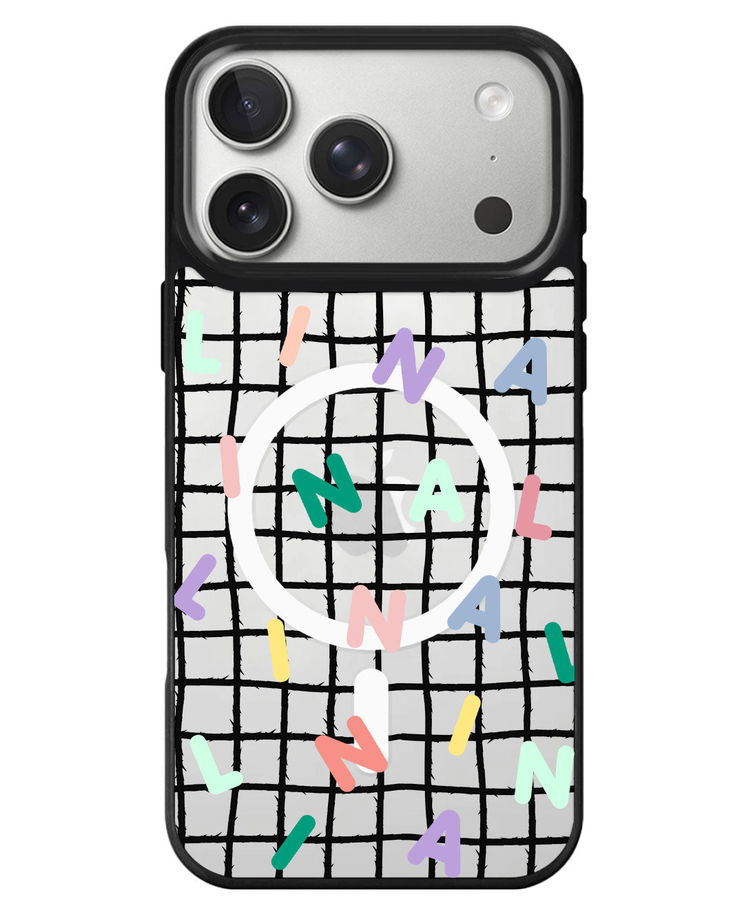 iPhone Rearguard MagSwap - Monogram 2.0 Rainbow