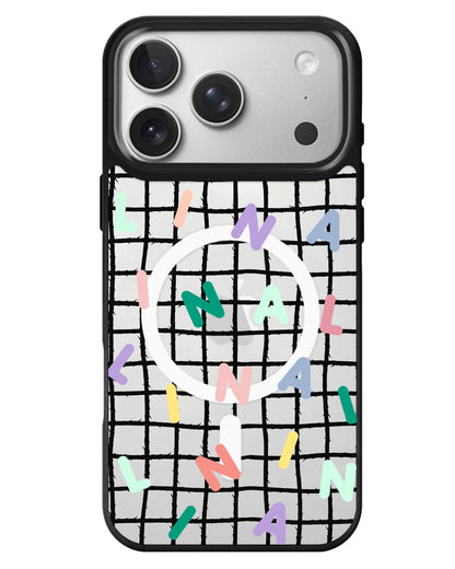 iPhone Rearguard MagSwap - Monogram 2.0 Rainbow