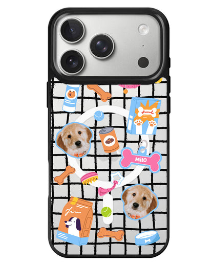 iPhone Rearguard MagSwap - Pet Grid Puppy Sweet Treats