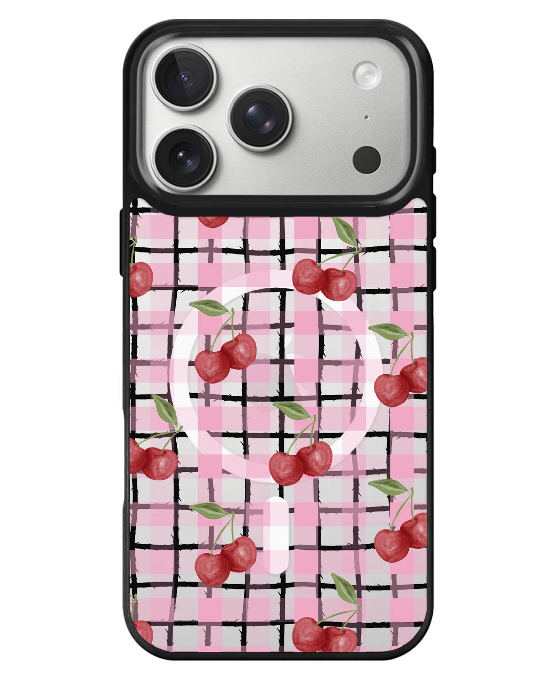 iPhone Rearguard MagSwap - Cherry Tartan