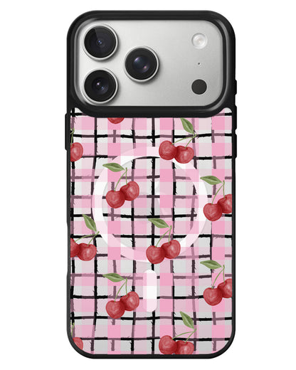 iPhone Rearguard MagSwap - Cherry Tartan