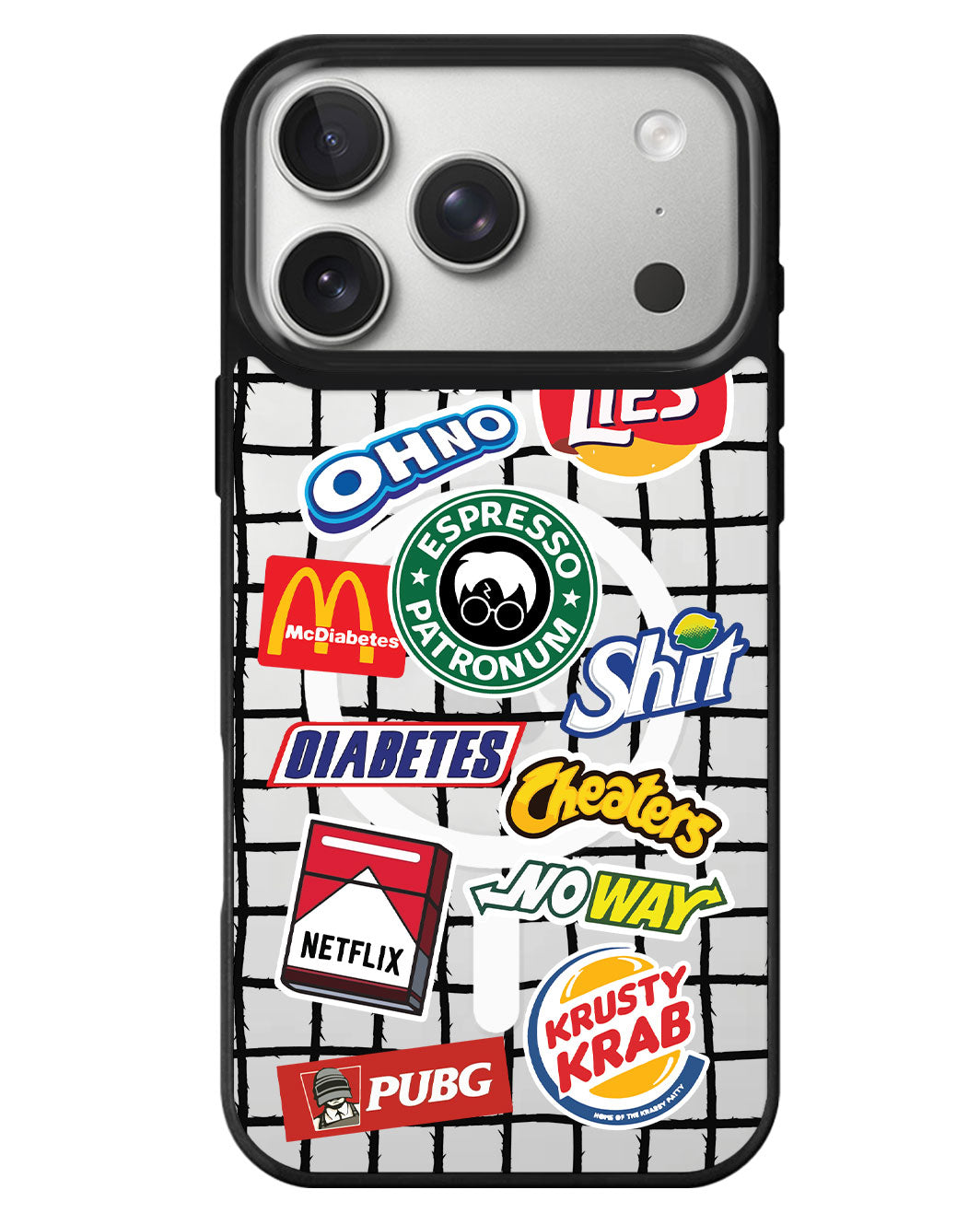 iPhone Rearguard MagSwap - Food Parody