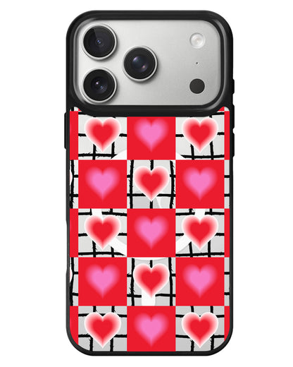 iPhone Rearguard MagSwap - Love Checkered