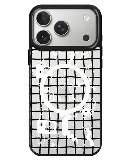 iPhone Rearguard MagSwap - Rock N Roll White