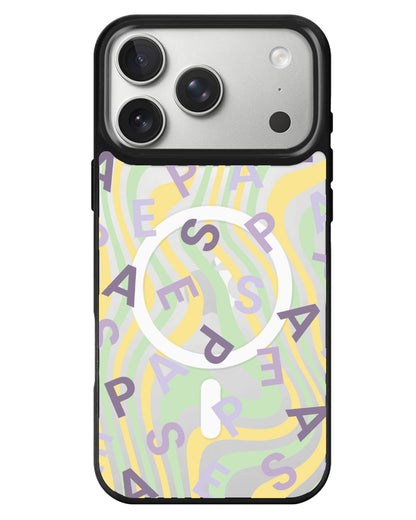 iPhone Rearguard MagSwap - Aespa Monogram