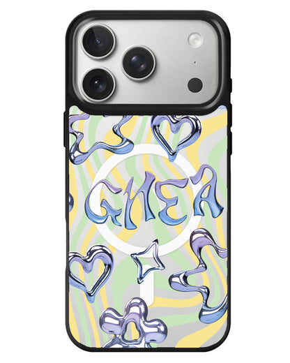 iPhone Rearguard MagSwap - Chrome Monogram 1.0
