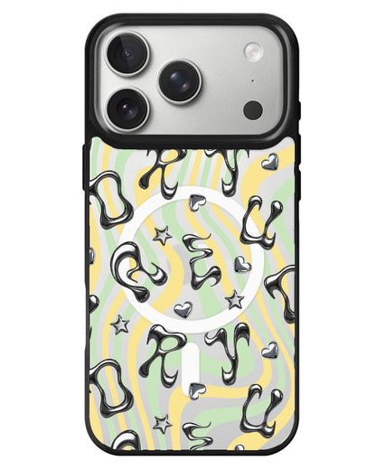 iPhone Rearguard MagSwap - Chrome Monogram 2.0