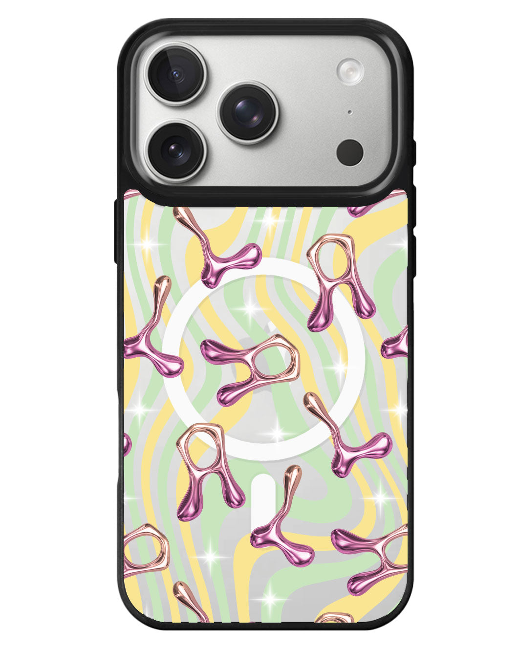iPhone Rearguard MagSwap - Chrome Monogram 3.0