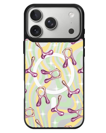 iPhone Rearguard MagSwap - Chrome Monogram 3.0