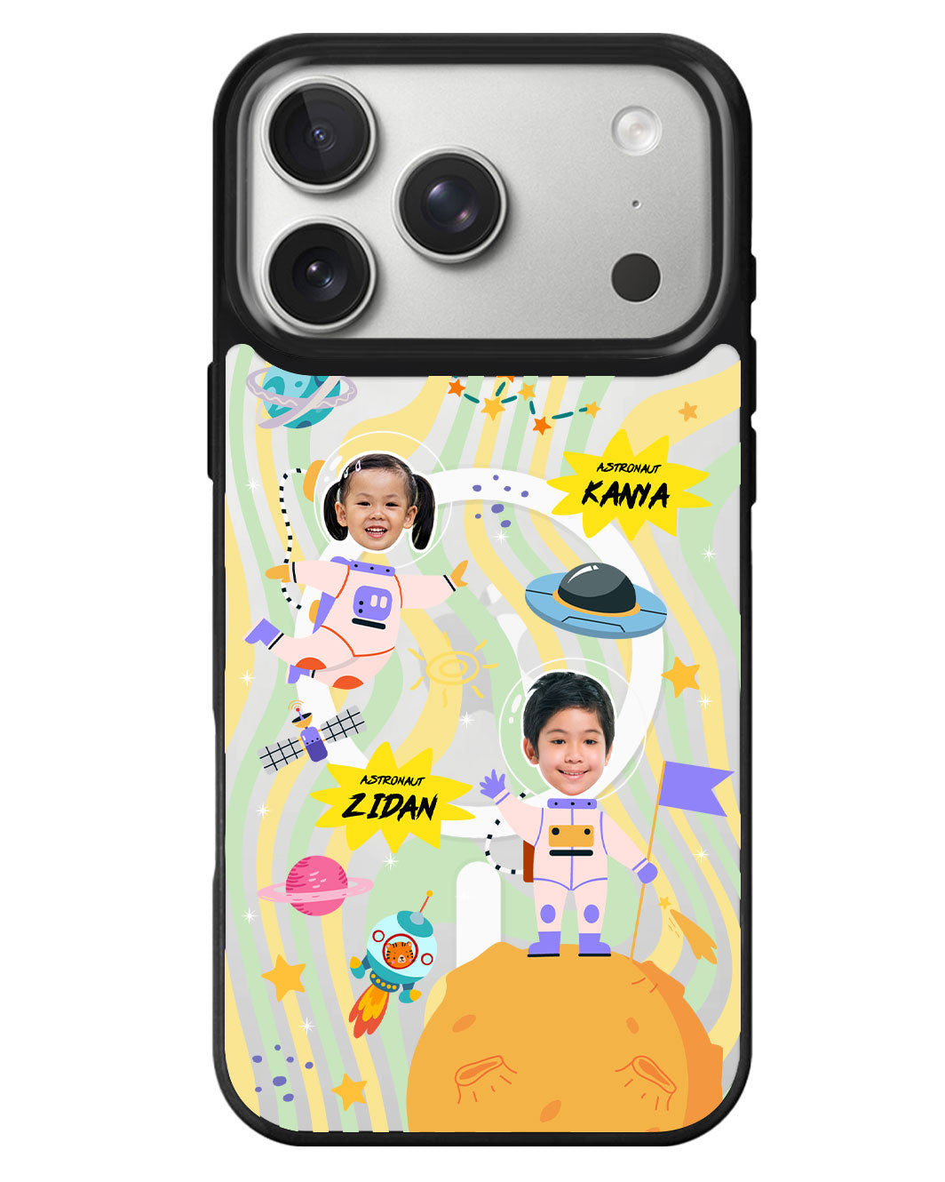 iPhone Rearguard MagSwap - Face Grid Dream Astronaut