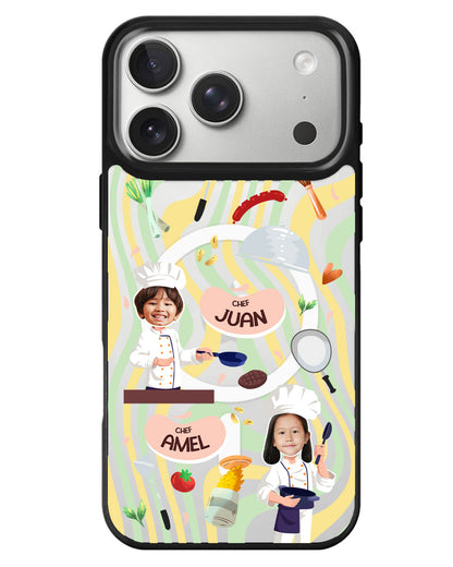 iPhone Rearguard MagSwap - Face Grid Dream Chef