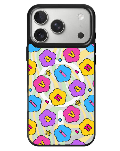 iPhone Rearguard MagSwap - Flower Petals Monogram 4.0