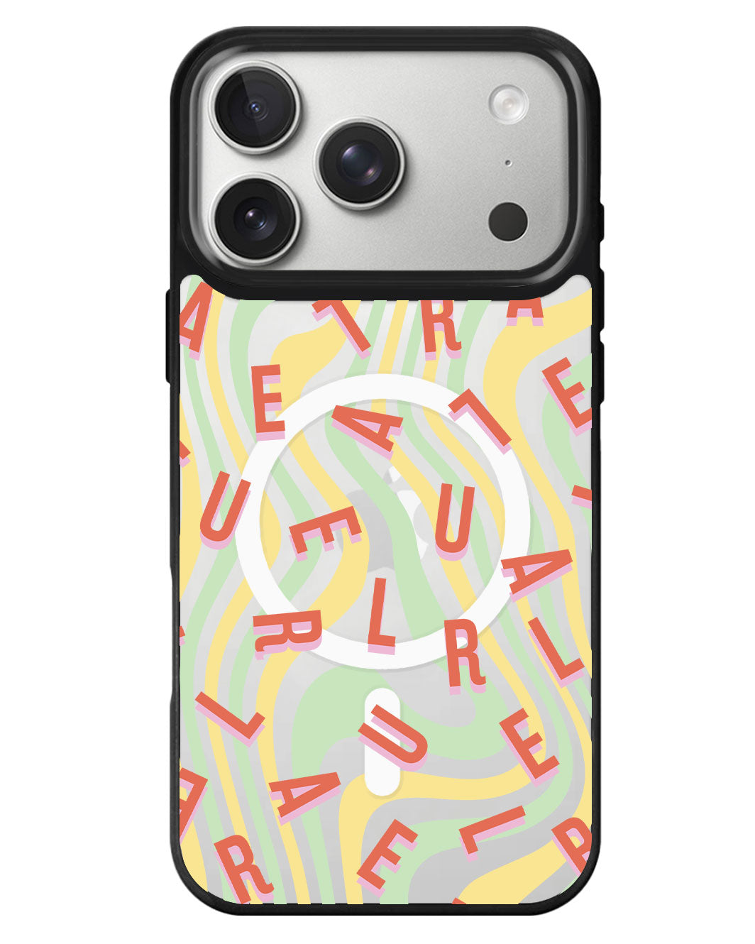 iPhone Rearguard MagSwap - Monogram 1.0 Coral