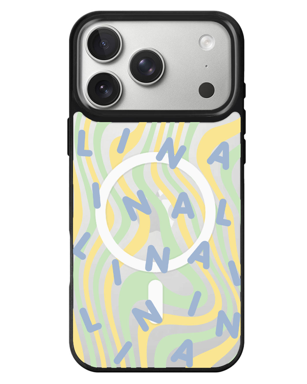 iPhone Rearguard MagSwap - Monogram 2.0 Blue