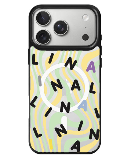 iPhone Rearguard MagSwap - Monogram 2.0 Hitam