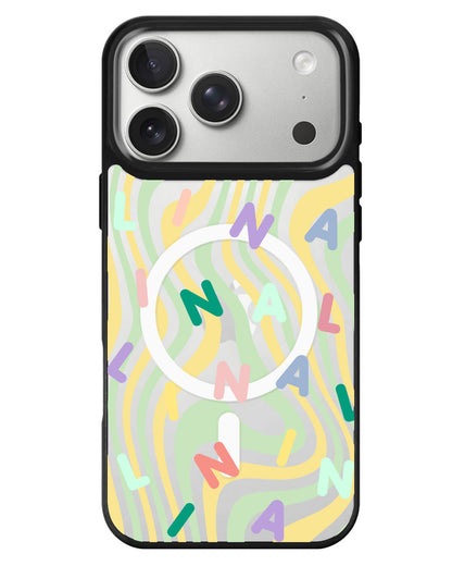 iPhone Rearguard MagSwap - Monogram 2.0 Rainbow