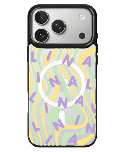 iPhone Rearguard MagSwap - Monogram 2.0 Ungu