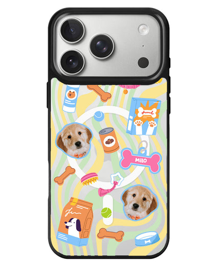iPhone Rearguard MagSwap - Pet Grid Puppy Sweet Treats