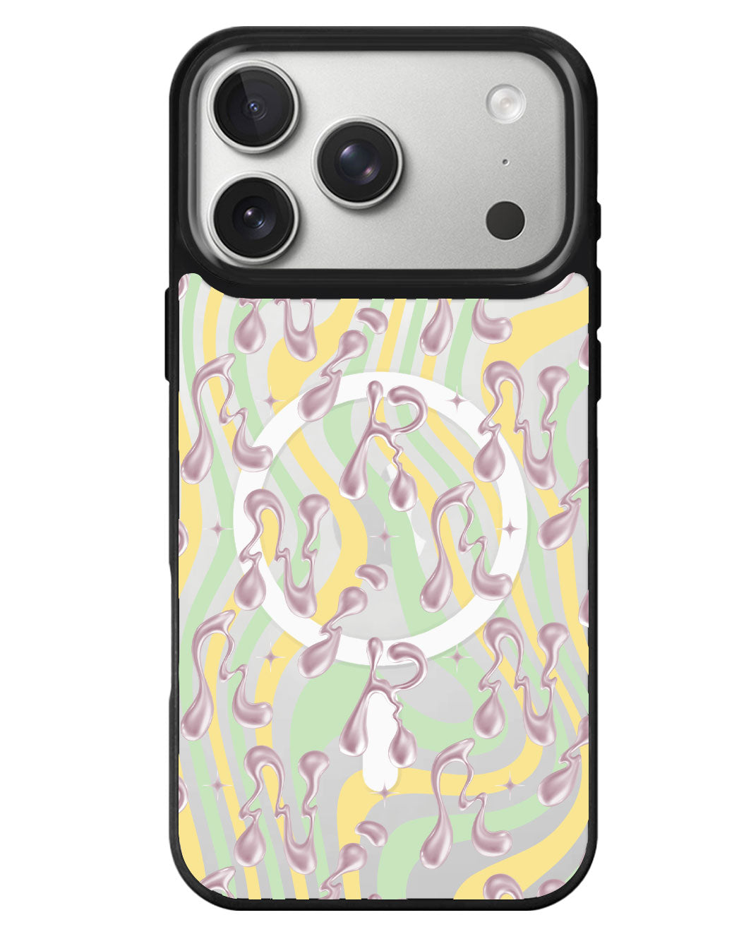 iPhone Rearguard MagSwap - Pink Chrome Monogram 2.0