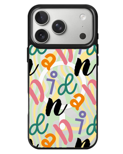iPhone Rearguard MagSwap - Playful Monogram 3.0