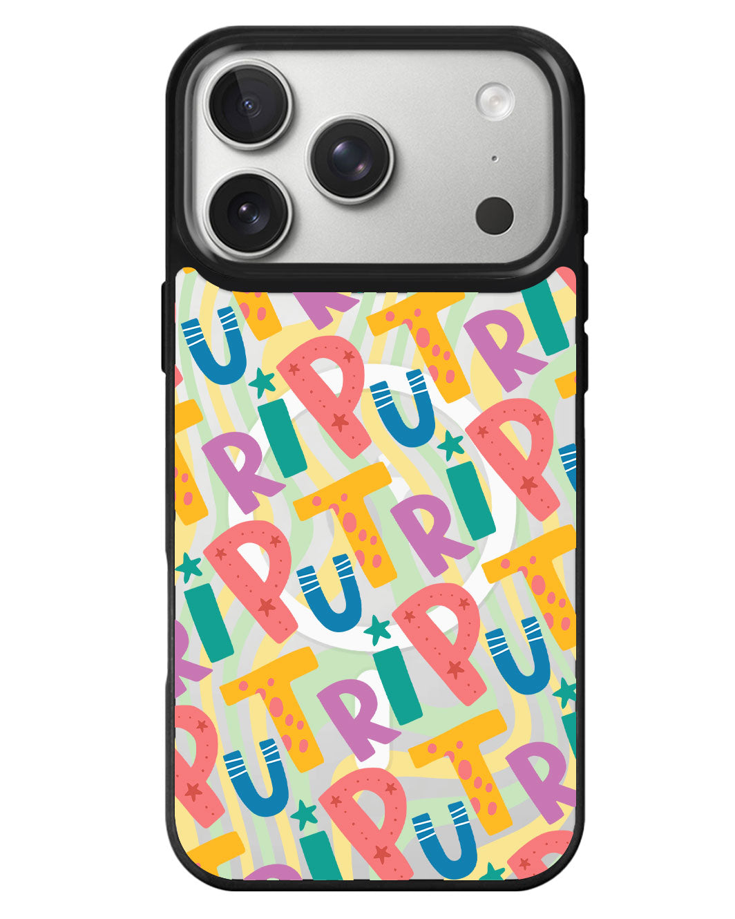 iPhone Rearguard MagSwap - Playful Monogram 4.0