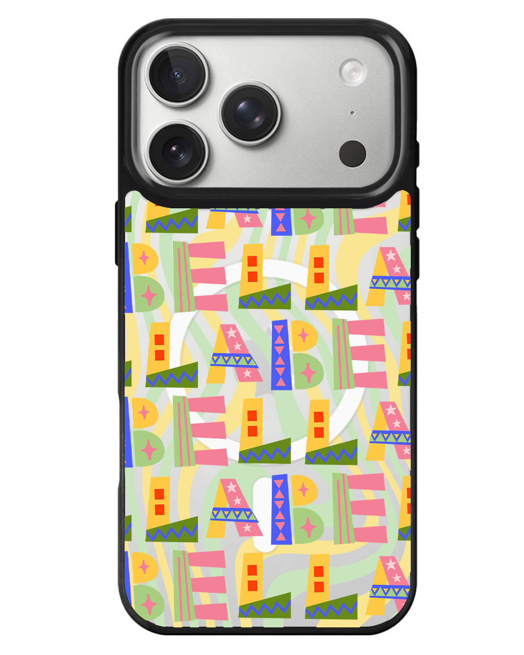 iPhone Rearguard MagSwap - Playful Monogram 5.0