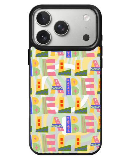 iPhone Rearguard MagSwap - Playful Monogram 5.0