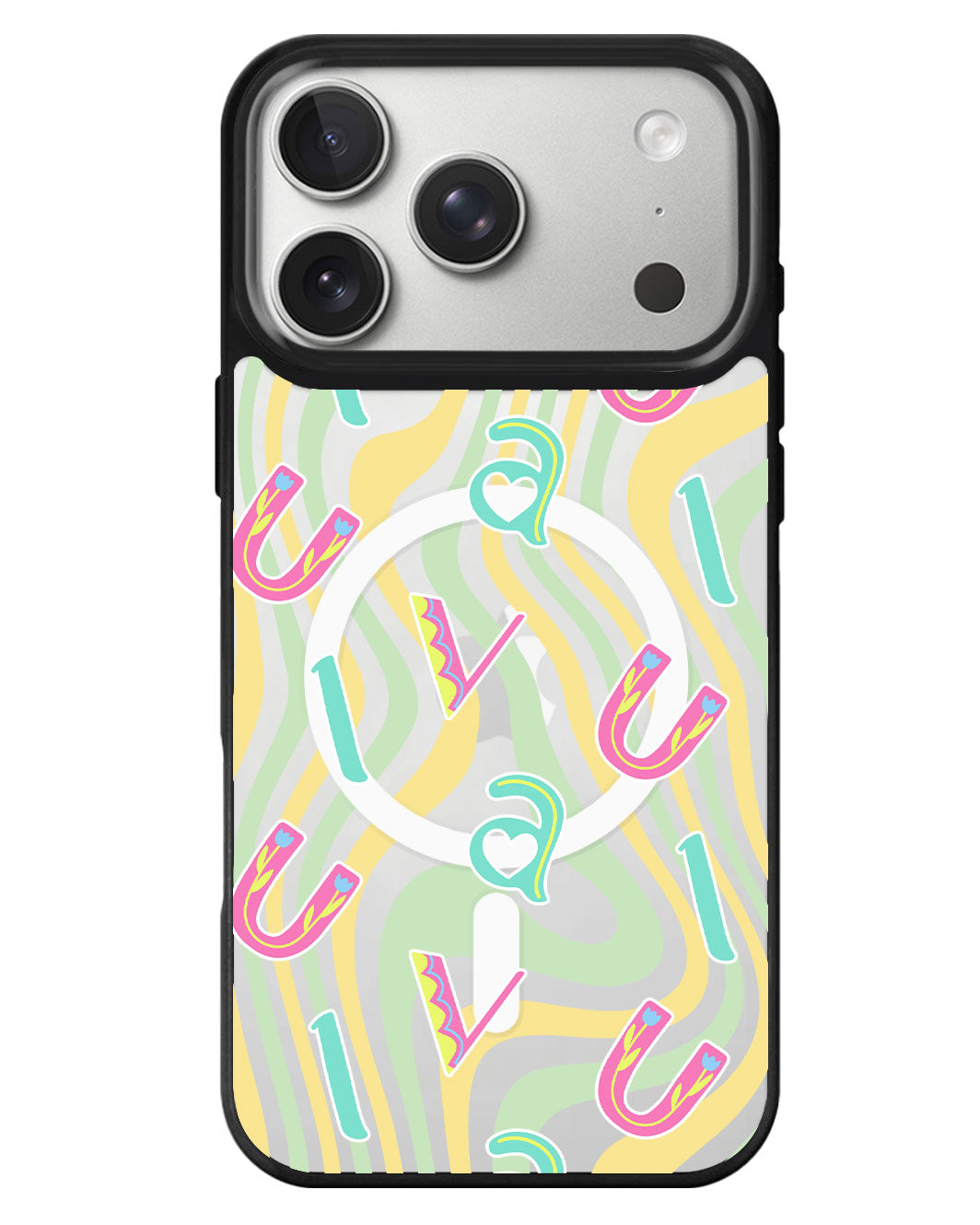 iPhone Rearguard MagSwap - Playful Monogram 6.0