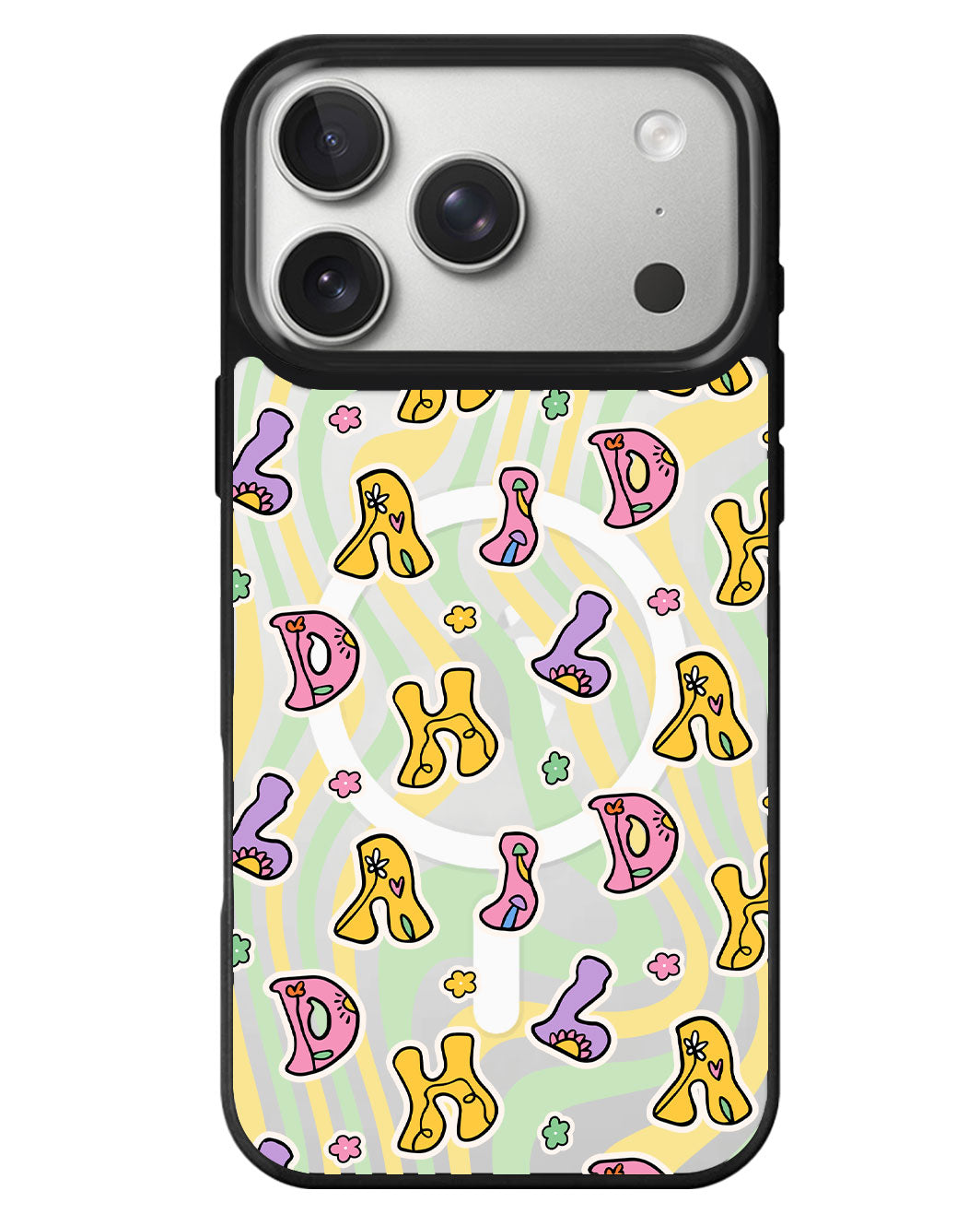 iPhone Rearguard MagSwap - Playful Monogram 7.0