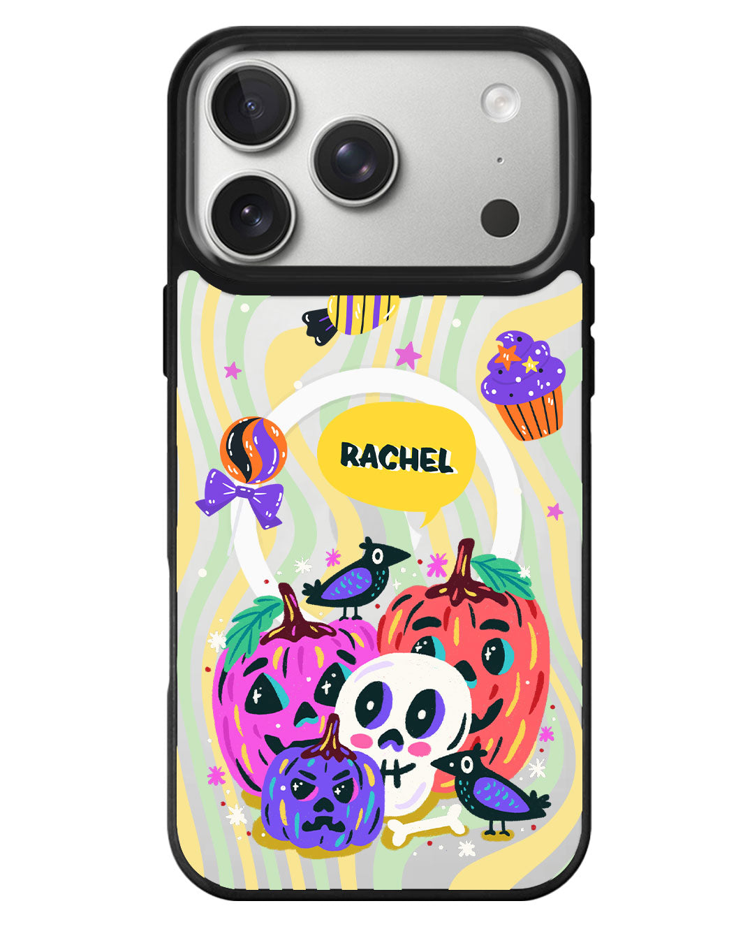 iPhone Rearguard MagSwap - Pumpkins Monster