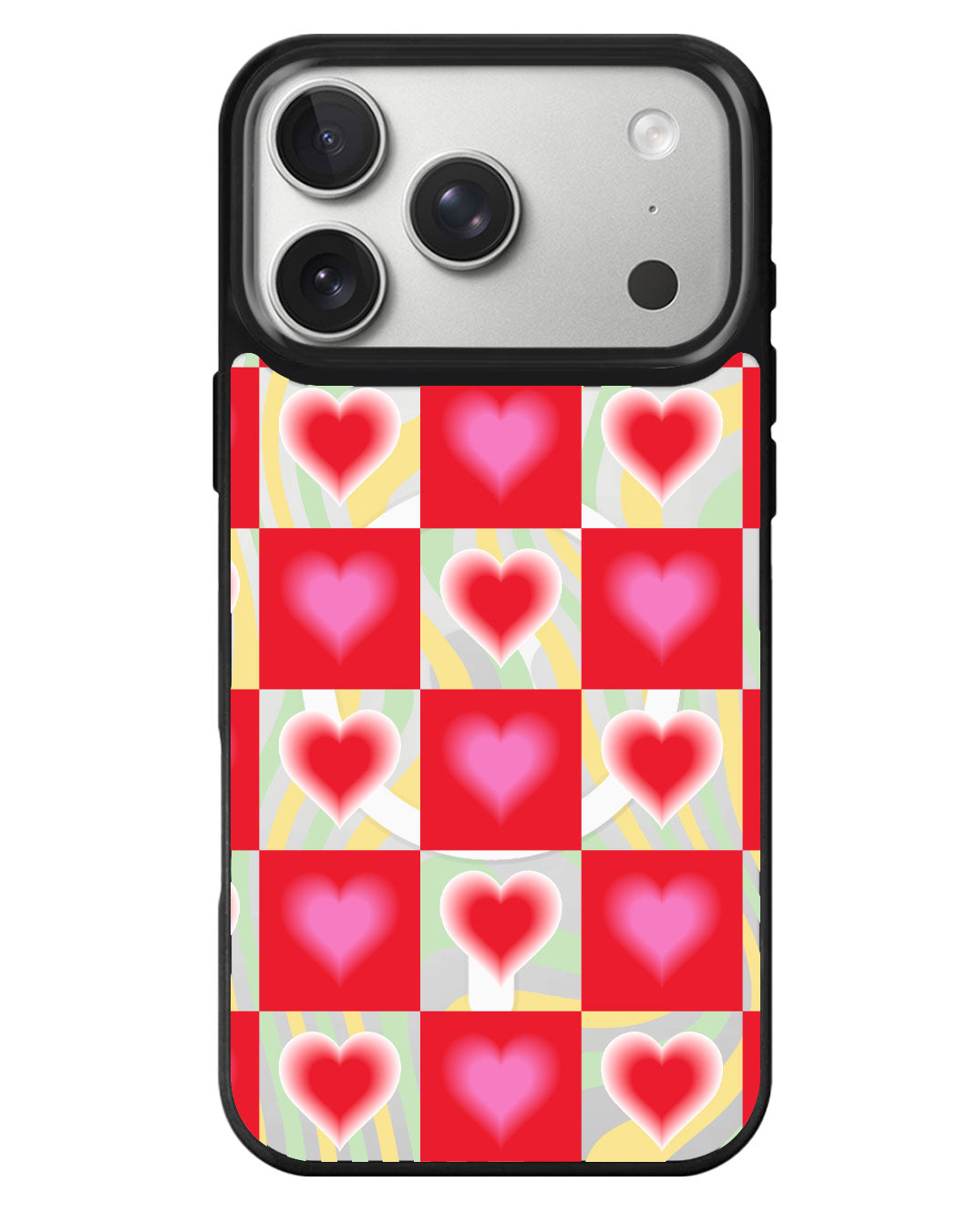 iPhone Rearguard MagSwap - Love Checkered