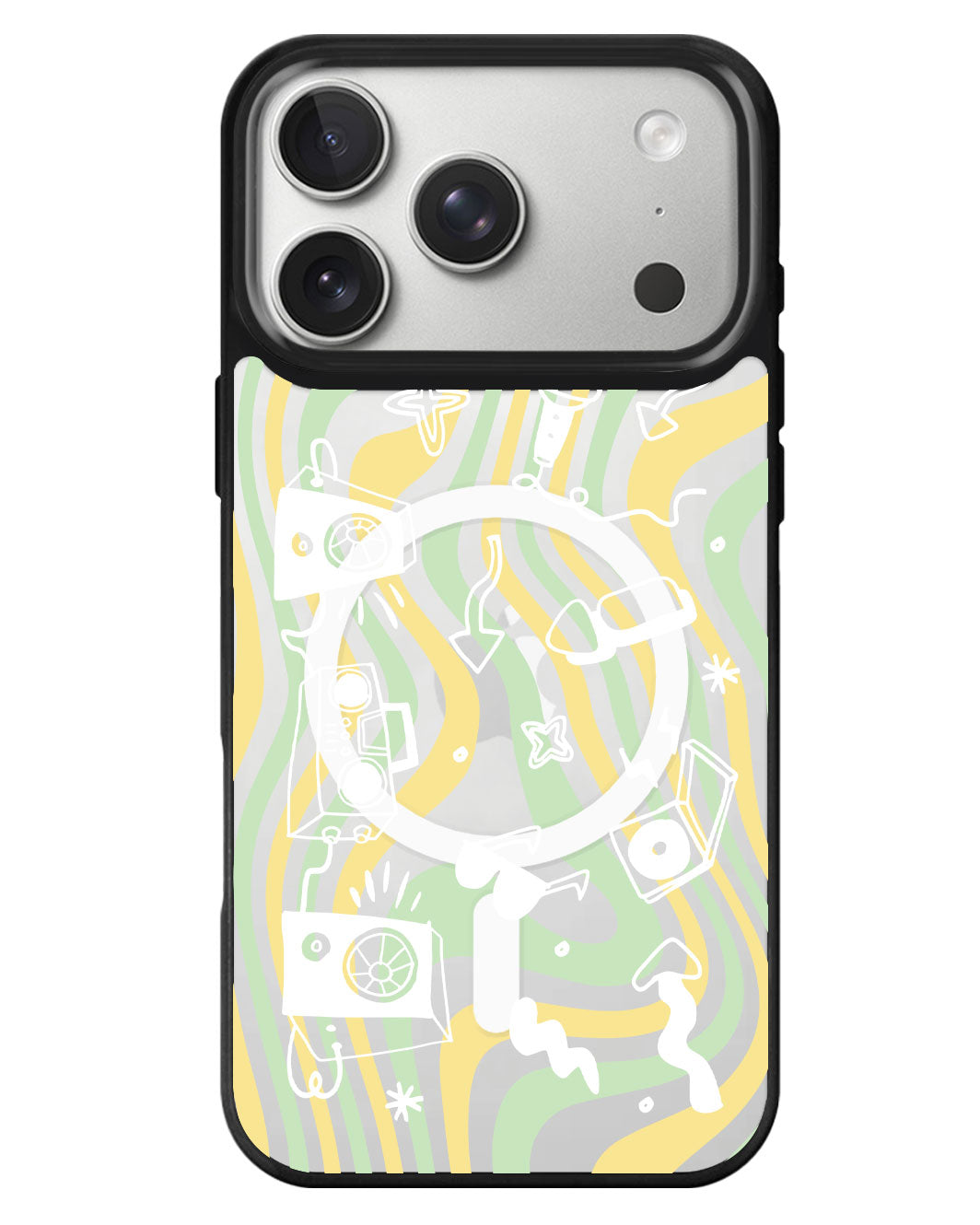 iPhone Rearguard MagSwap - Rock N Roll White