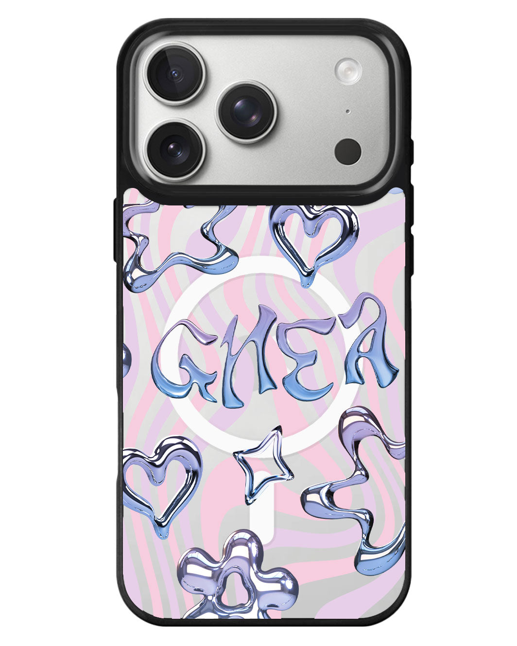 iPhone Rearguard MagSwap - Chrome Monogram 1.0