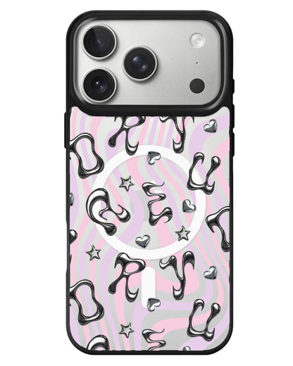 iPhone Rearguard MagSwap - Chrome Monogram 2.0