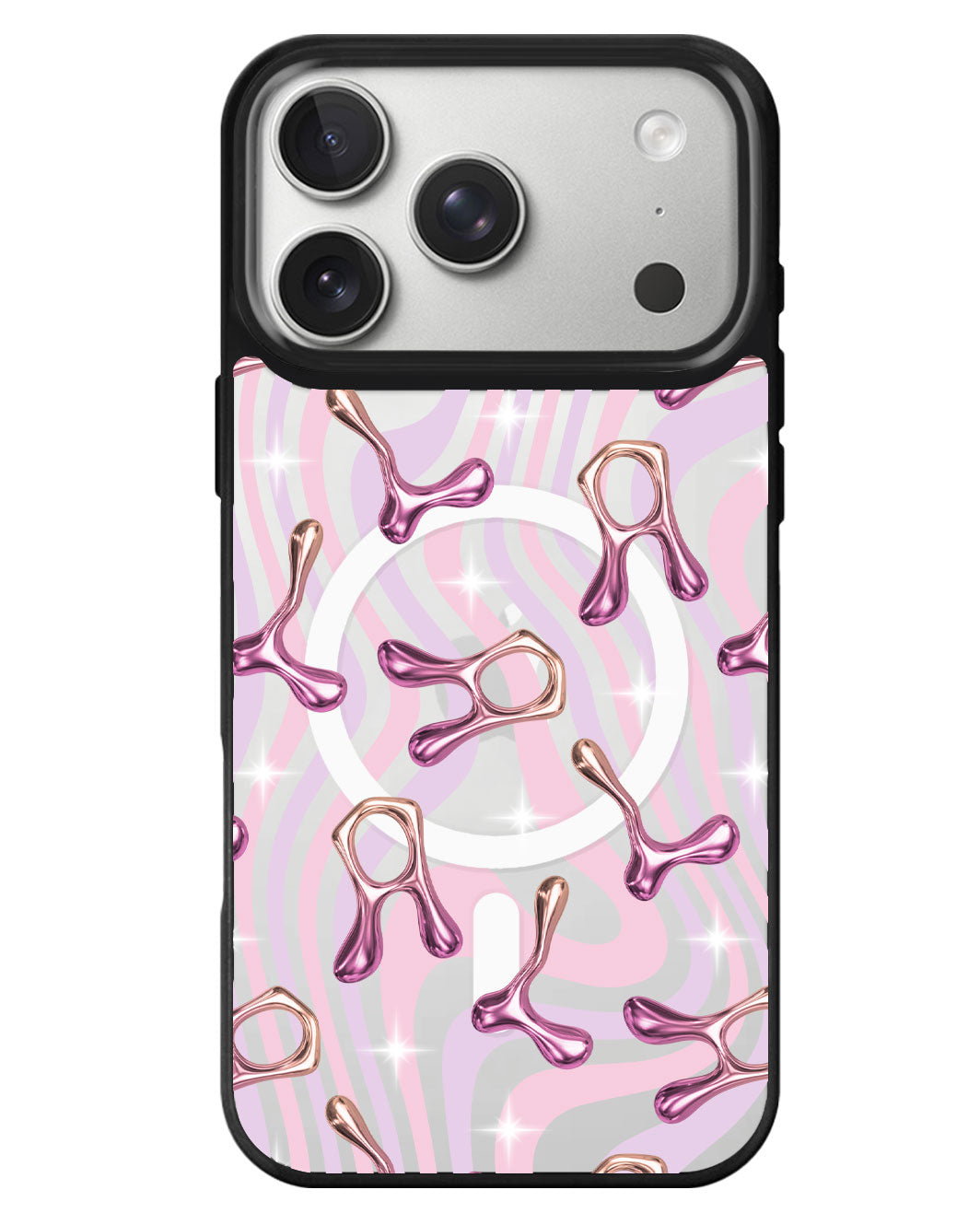 iPhone Rearguard MagSwap - Chrome Monogram 3.0